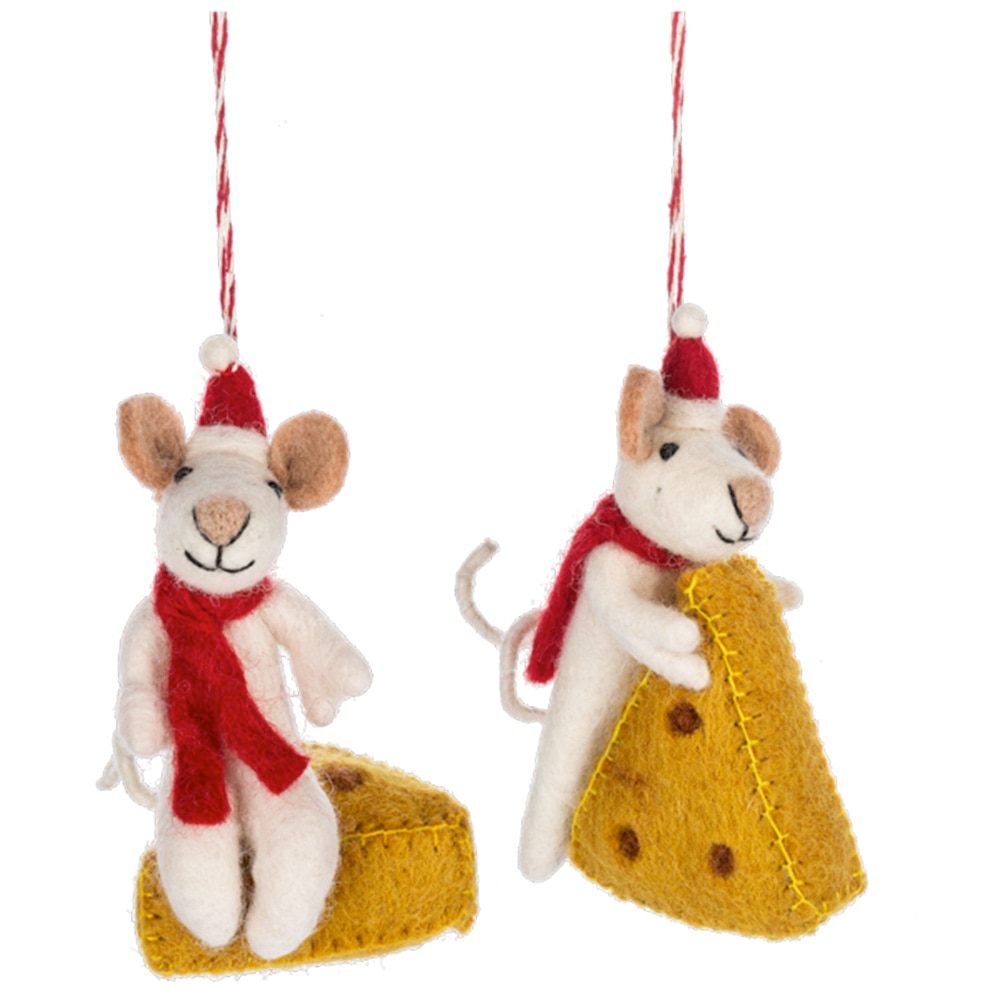 Midwest, Collectibles, Gifts, 2024, Mouse with Cheese, Ornaments, 824563